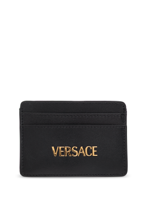 Versace Leather wallet with logo | Women's | Vitkac